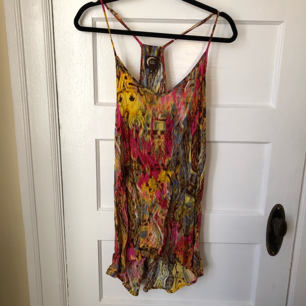 Blu Moon (Planet Blue) multi colored mini dress